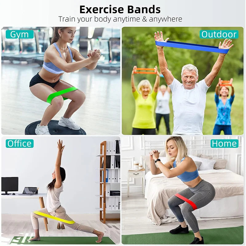 Ultimate Loop Resistance Bands Set – Elastic Fitness Bands for Yoga, Squats, Glutes, Hip & Full-Body Training