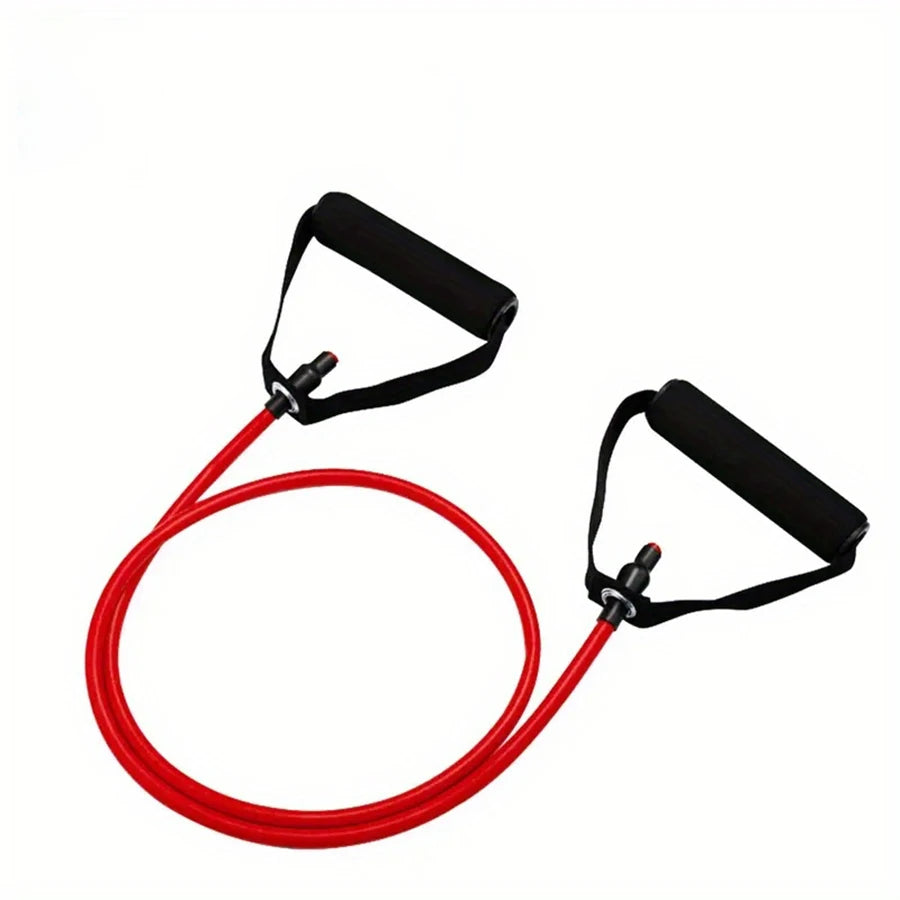 4-Level Resistance Bands with Handles for Home Workouts and Strength Training - Ideal for Yoga, Pilates, and Fitness Equipment