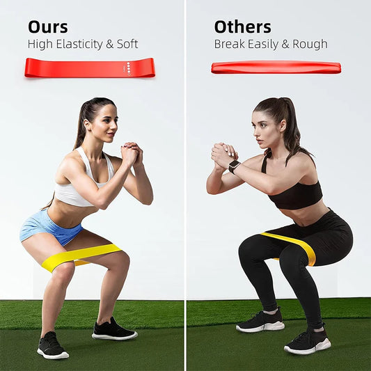 Ultimate Loop Resistance Bands Set – Elastic Fitness Bands for Yoga, Squats, Glutes, Hip & Full-Body Training