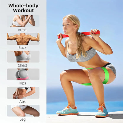 Ultimate Loop Resistance Bands Set – Elastic Fitness Bands for Yoga, Squats, Glutes, Hip & Full-Body Training